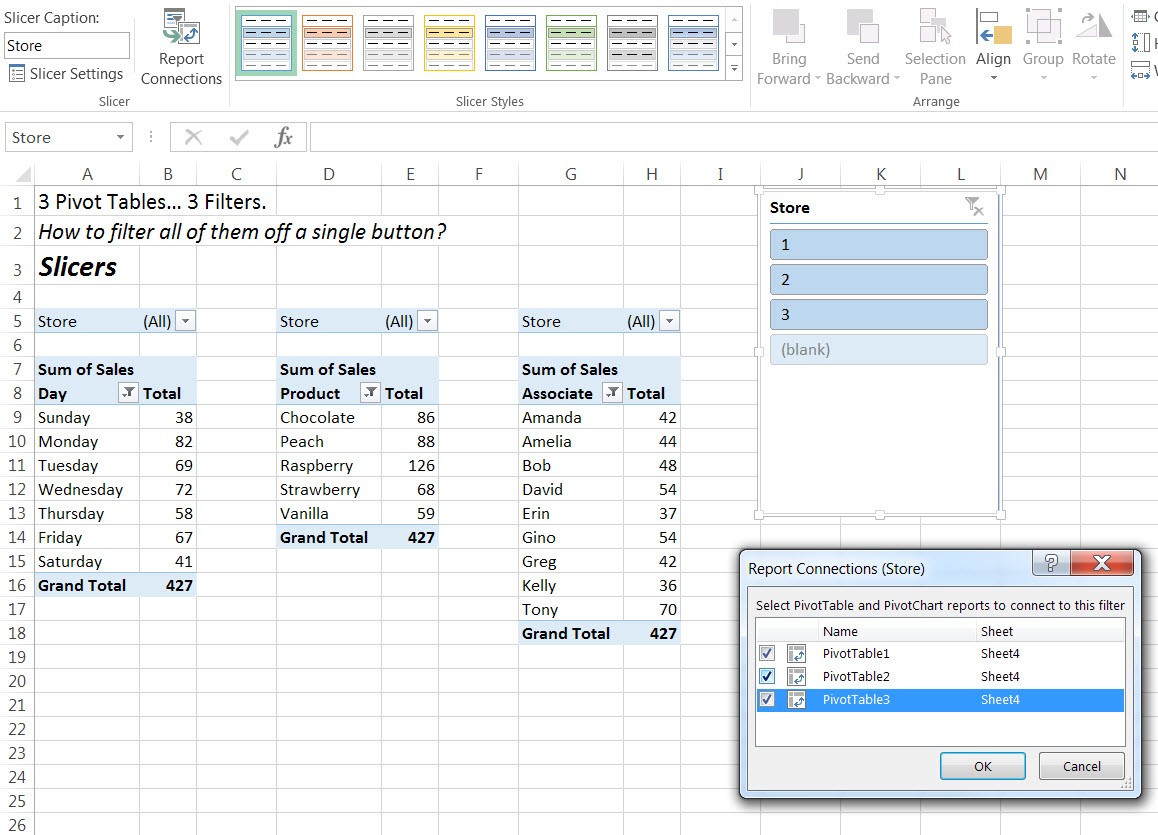 Create Multiple Pivot Tables In One Worksheet Google